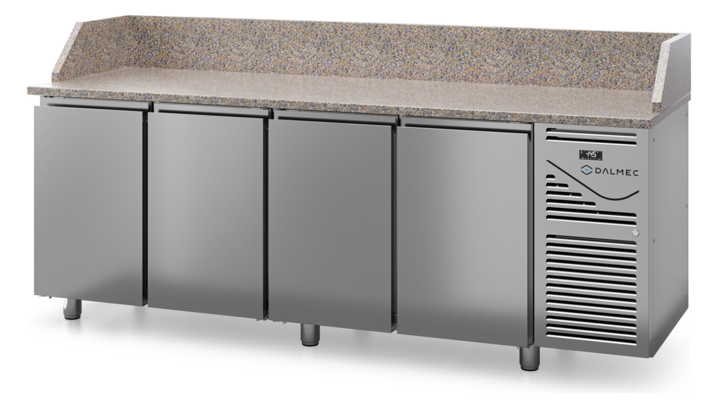 Plus 700 Pizza Counter 4 Doors 4 Drawers